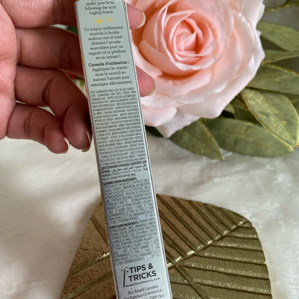 BENEFIT High Brow Duo Pencil HONEY GLOW & ALMOND CREAM - Picture 4 of 6